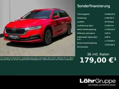 Gebraucht Skoda Octavia Clever 116 PS (85 kW) 2022 Rot Kombi