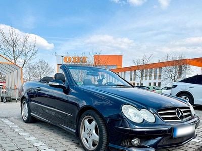 Gebraucht Mercedes CLK200 163 PS (119 kW) 2007 Blau Cabrio