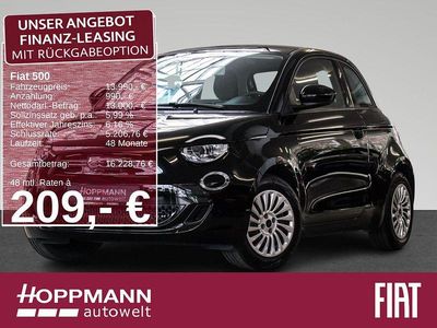 Gebraucht Fiat 500e Action 69 kW (95 PS) 2022 Schwarz Limousine