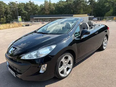 Gebraucht Peugeot 308 CC 140 PS (102 kW) 2009 Schwarz Cabrio