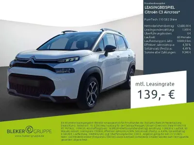 Brugt Citroën C3 Aircross PureTech 110 HK (80 kW) 2023 Hvid SUV