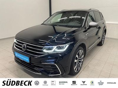 Gebraucht VW Tiguan Allspace R-line 200 PS (147 kW) 2022 Deep black perleffekt SUV