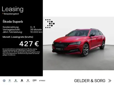 Gebraucht Skoda Superb SportLine 218 PS (160 kW) 2021 Velvetrot metallic Kombi