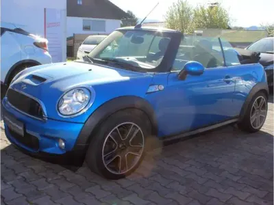 Usata Mini Cooper S Cabriolet 184 CV (135 kW) 2010 Blu Cabrio