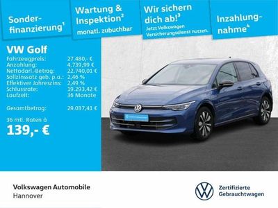 Gebraucht VW Golf VIII Goal 150 PS (110 kW) 2025 Anemonenblau metallic Limousine