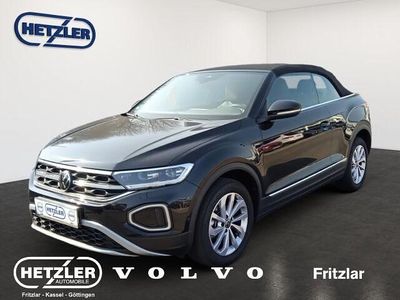Gebraucht VW T-Roc Cabriolet Style 150 PS (110 kW) 2022 Schwarz Cabrio