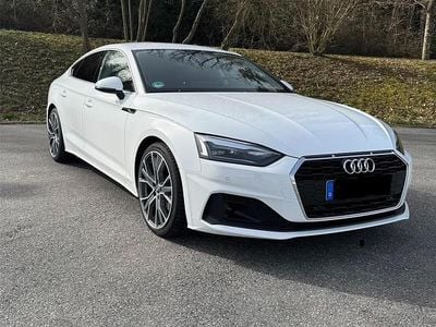 Gebraucht Audi A5 Sportback Ambiente 190 PS (139 kW) 2020 Weiß Kleinwagen
