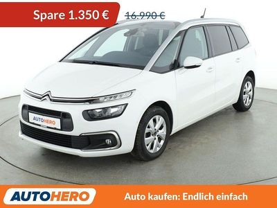 Gebraucht Citroën Grand C4 Picasso SELECTION 120 PS (88 kW) 2018 Weiß Van / Kleinbus