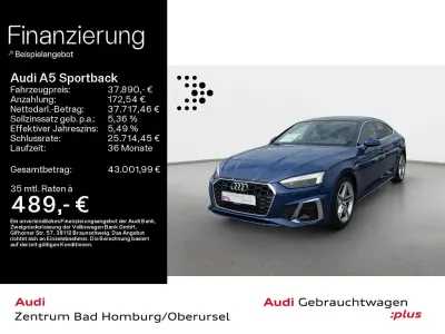 Gebraucht Audi A5 Sportback Business 204 PS (150 kW) 2023 Blau Kleinwagen