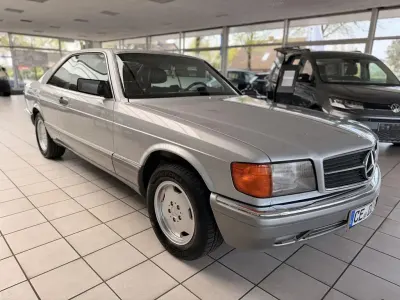 Gebraucht Mercedes 500 252 PS (185 kW) 1990 Silber (metallic) Coupé
