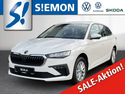 Gebraucht Skoda Scala Selection 95 PS (69 kW) 2025 Weiß Kleinwagen