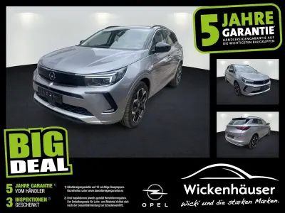 Gebraucht Opel Grandland X Elegance 131 PS (96 kW) 2023 Lack grau artense/metallic klarlack (metallic) SUV