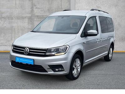 Second-hand VW Caddy Maxi Comfortline 150 CP (110 kW) 2017 Argintiu Monovolum