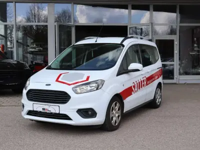 Gebraucht Ford Tourneo Courier 101 PS (74 kW) 2019 Frostweiß Van / Kleinbus