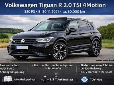Schwarz Gebraucht 2021 VW Tiguan R SUV | 35.500 € (Fairer Preis)