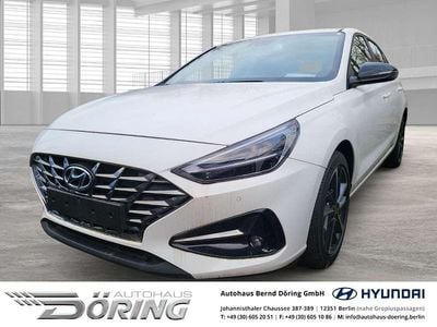 Gebraucht Hyundai i30 Turbo 120 PS (88 kW) 2024 Serenity white / mic (weiss) Limousine