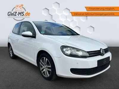 Gebraucht VW Golf VI Comfortline 122 PS (89 kW) 2009 Weiß Kleinwagen