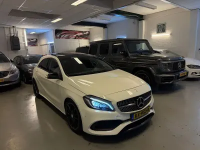 Brugt Mercedes A200 AMG 136 HK (100 kW) 2017 Hvid Sedan