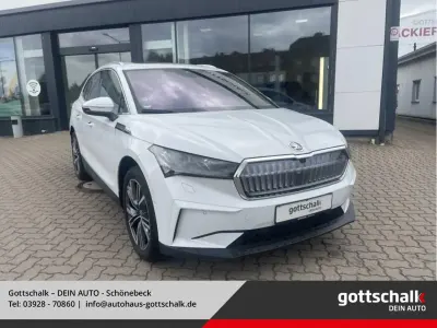Gebraucht Skoda Enyaq iV 210 kW (286 PS) 2024 Weiß SUV