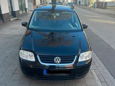 Gebraucht VW Touran Goal 109 PS (80 kW) 2007 Schwarz Van / Kleinbus