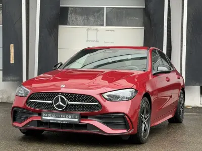 Brugt Mercedes C300e AMG 204 HK (150 kW) 2023 Rød Sedan