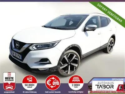 Gebraucht Nissan Qashqai Tekna+ 163 PS (119 kW) 2018 Weiß metallic SUV