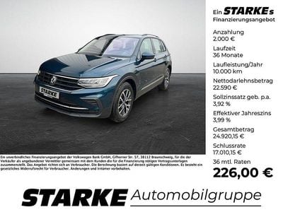 Gebraucht VW Tiguan S 150 PS (110 kW) 2022 Blau SUV