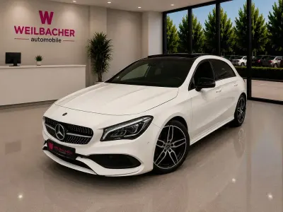 Gebraucht Mercedes CLA200 Shooting Brake AMG line 156 PS (114 kW) 2017 Weiß Kombi