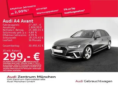 Brugt Audi A4 S-Line 163 HK (119 kW) 2023 Grå Stationcar