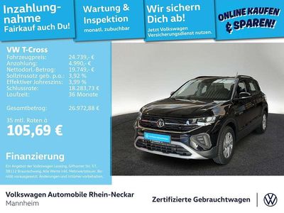 Second-hand VW T-Cross Life 116 CP (85 kW) 2025 Negru SUV