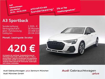 Gebraucht Audi A3 S-Line 272 PS (200 kW) 2024 Arkonaweiß Limousine