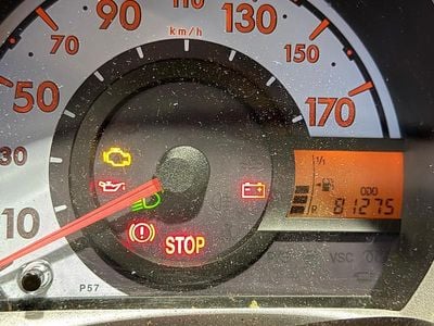 Usata Toyota Aygo 50 CV (36 kW) 2008 Rosso Utilitaria