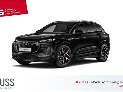 Gebraucht Audi Q6 e-tron S-Line 284 kW (387 PS) 2025 Mythosschwarz metallic SUV