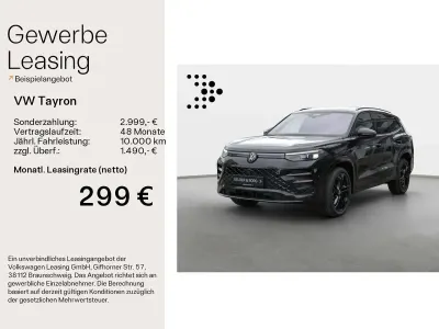 Ny VW Tayron R-line 272 HK (200 kW) 2026 Sort SUV