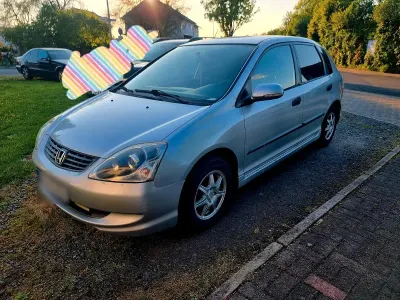 Gebraucht Honda Civic 90 PS (66 kW) 2004 Silber Kleinwagen