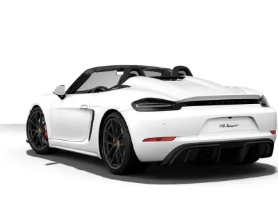 Begagnad Porsche Boxster Spyder 420 HK (308 kW) 2021 Vit Cab