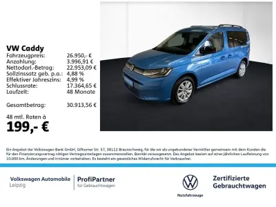 Gebraucht VW Caddy Life 102 PS (75 kW) 2024 Blau Van / Kleinbus