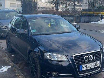 Gebraucht Audi A3 S-Line 125 PS (91 kW) 2011 Schwarz Kleinwagen