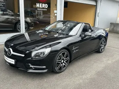 Gebraucht Mercedes SL500 AMG line 435 PS (319 kW) 2014 Schwarz Cabrio