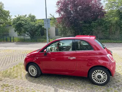 Brugt Fiat 500 Pop 69 HK (50 kW) 2008 Rød Hatchback