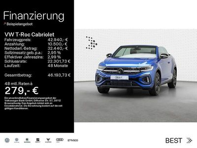 Neu VW T-Roc Cabriolet R-line 150 PS (110 kW) 2026 Blau Cabrio