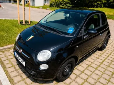 Gebraucht Fiat 500 69 PS (50 kW) 2011 Schwarz Kleinwagen