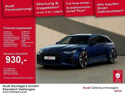 gebraucht Audi RS6 Avant 4.0 TFSI qu Keramik Carbon HUD B&O 22'