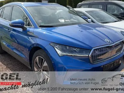 Second-hand Skoda Enyaq iV Lodge 150 kW (204 CP) 2023 Albastru SUV