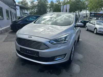 Gebraucht Ford C-MAX Titanium 125 PS (91 kW) 2019 Silber Van / Kleinbus
