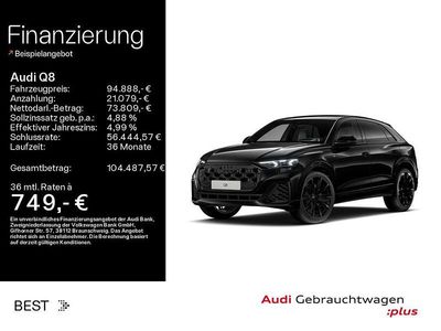 Gebraucht Audi Q8 S-Line 340 PS (250 kW) 2025 Mythosschwarz metallic SUV