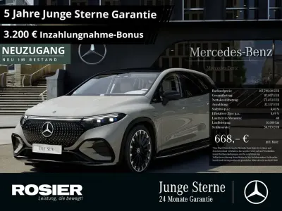 Gebraucht Mercedes EQS580 Premium Plus 400 kW (544 PS) 2024 Grau / manufaktur alpingrau SUV