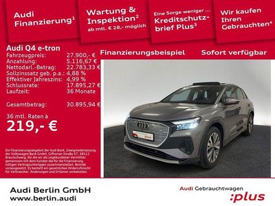 Gebraucht Audi Q4 e-tron Advanced 150 kW (204 PS) 2022 Taifungrau metallic SUV