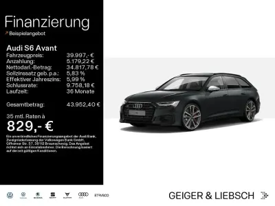 Gebraucht Audi S6 Design 349 PS (256 kW) 2020 Vesuvgrau metallic Kombi