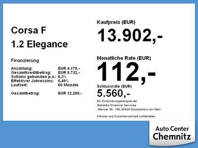 Schwarz Gebraucht 2022 Opel Corsa Elegance Kleinwagen | 13.902 € (Fairer Preis)